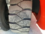 Chassis Lift with Right Rear Tire