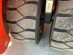 Chassis Lift with Left Rear Tire