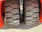 Chassis Lift with Left Rear Tire