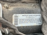 Engine with Emission Certification Label