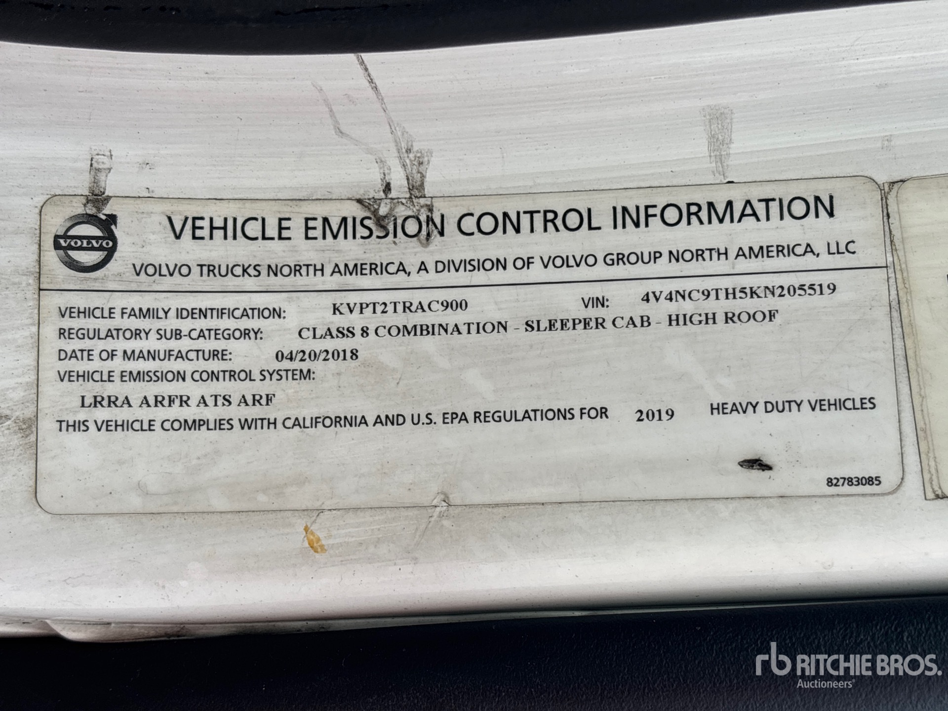 General Appearance with Numéro de série/Numéro d'identification du véhicule automobile