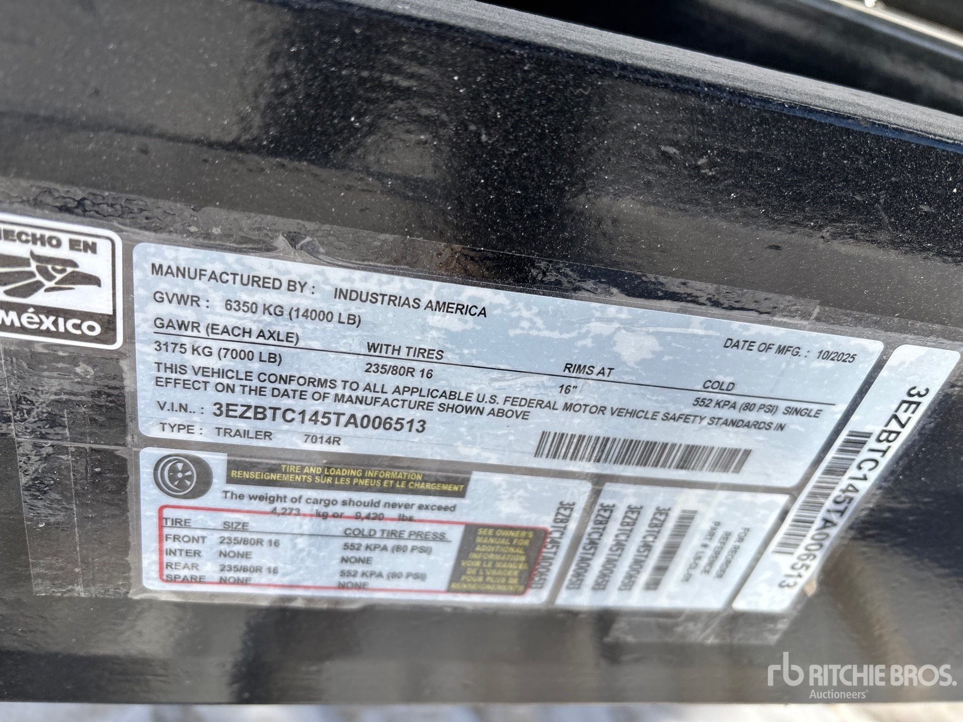 General Appearance with Seriennummer / FIN