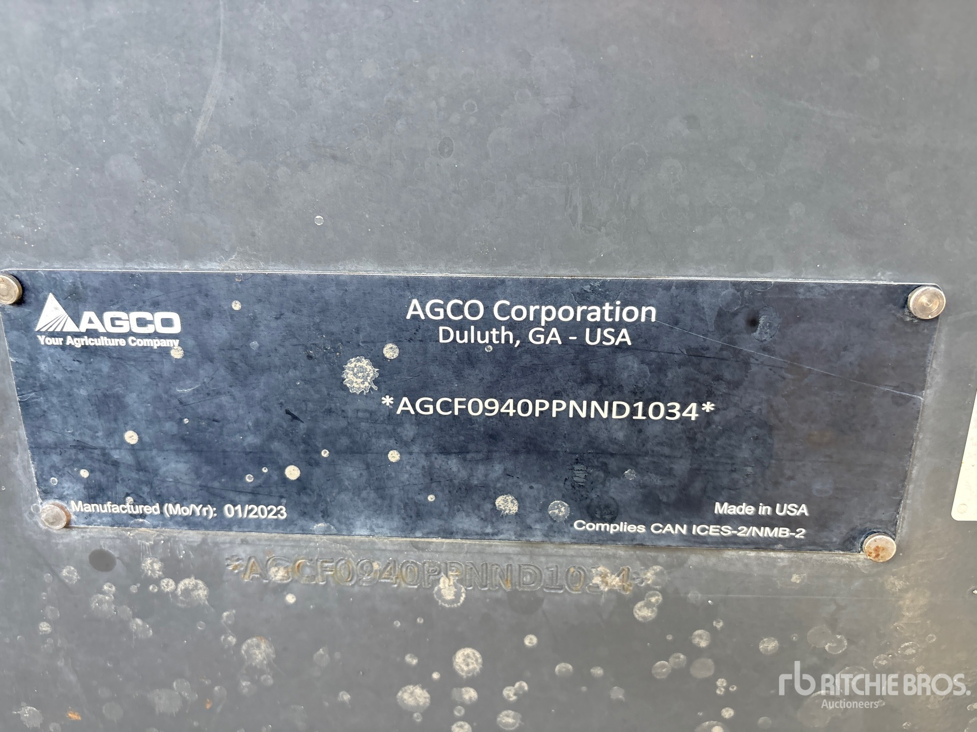 General Appearance with Numero seriale/numero d’identificazione del veicolo (VIN)