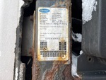 General Appearance with Refrigeration Unit Serial Number