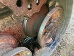 Rubber Track Undercarriage with Rear idler wear