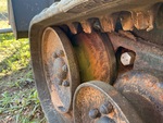 Rubber Track Undercarriage with Front Idler Wear
