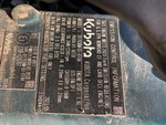 Engine with Emission Label