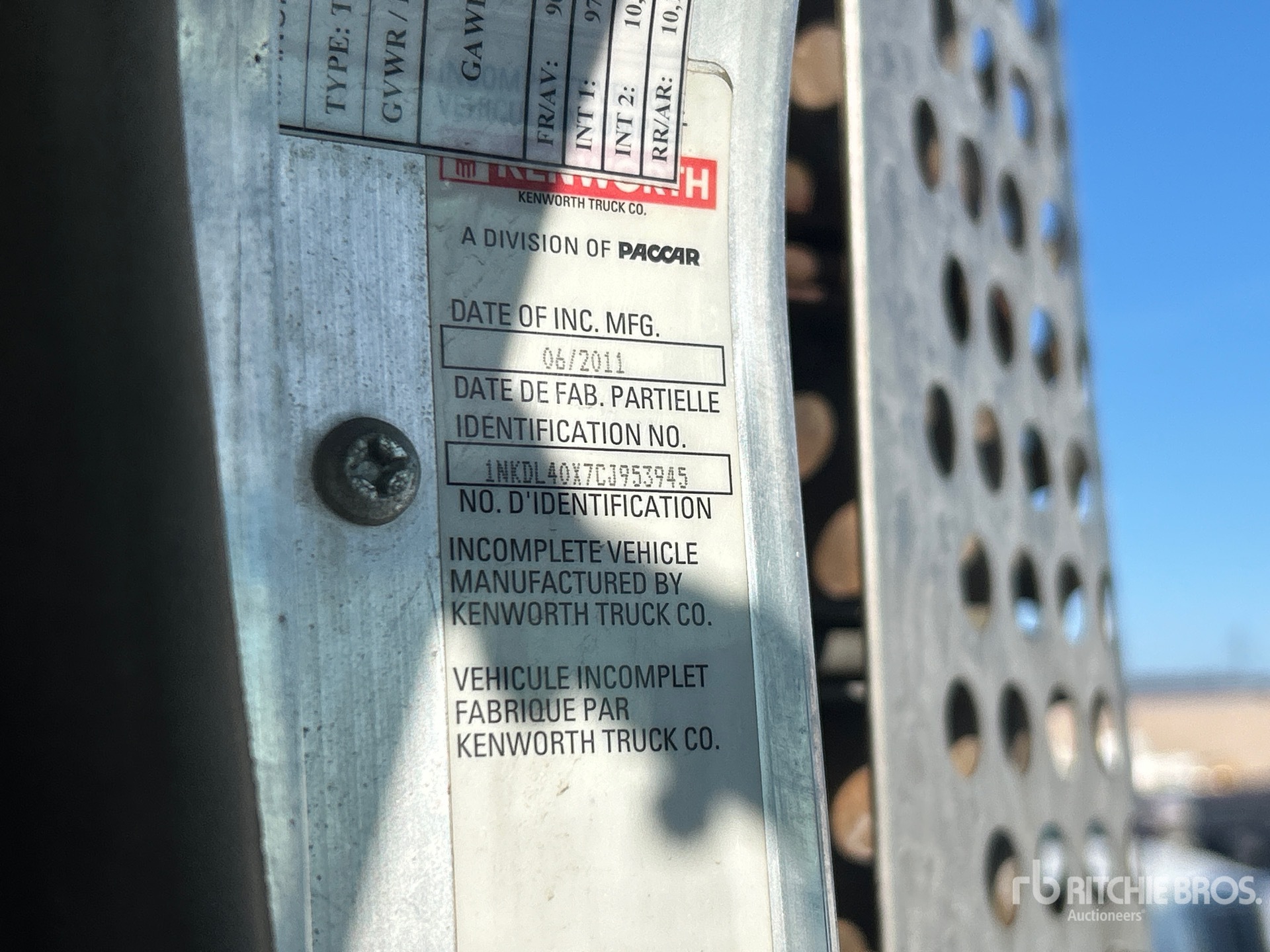 Aspect général with Numéro de série/Numéro d'identification du véhicule automobile