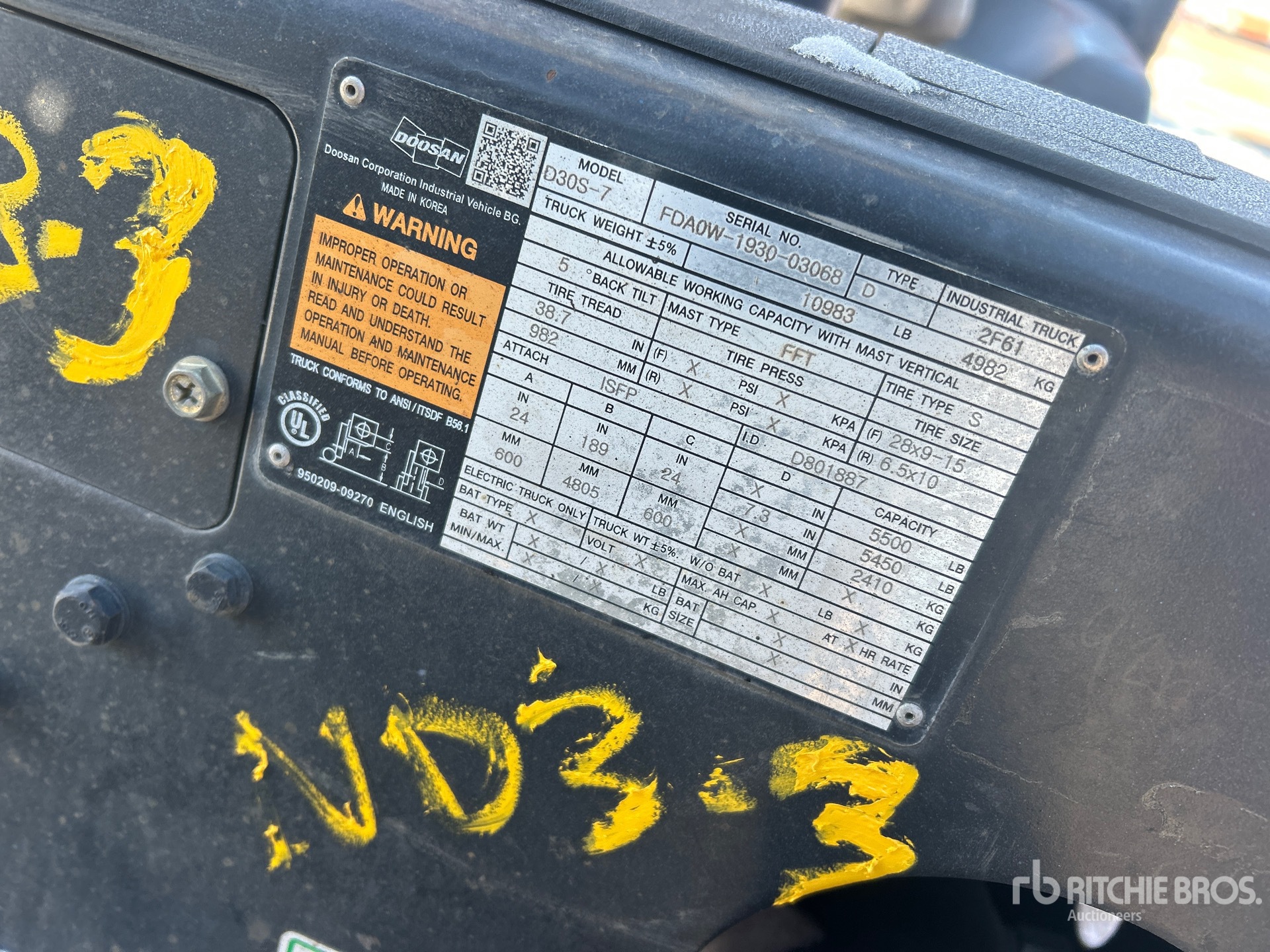 General Appearance with Seriennummer / FIN