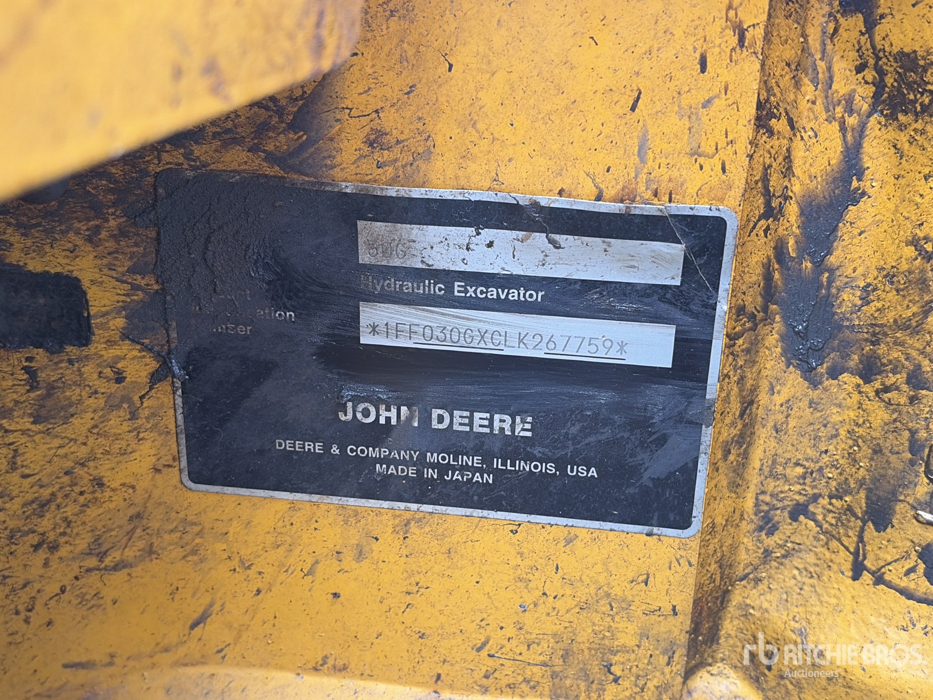 General Appearance with N.º de serie/VIN