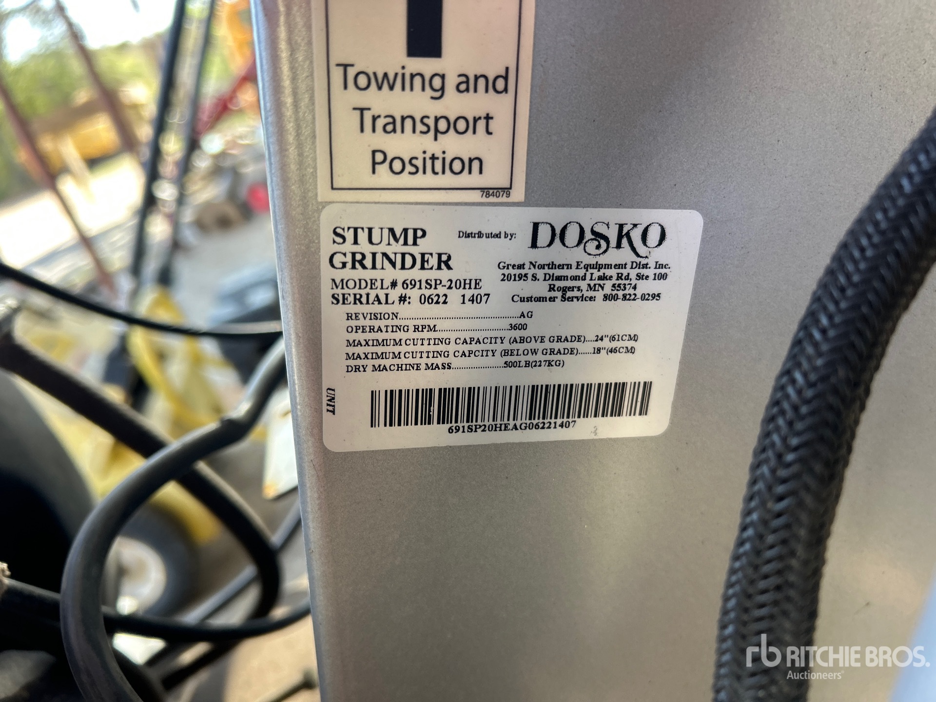 General Appearance with N.º de serie/VIN