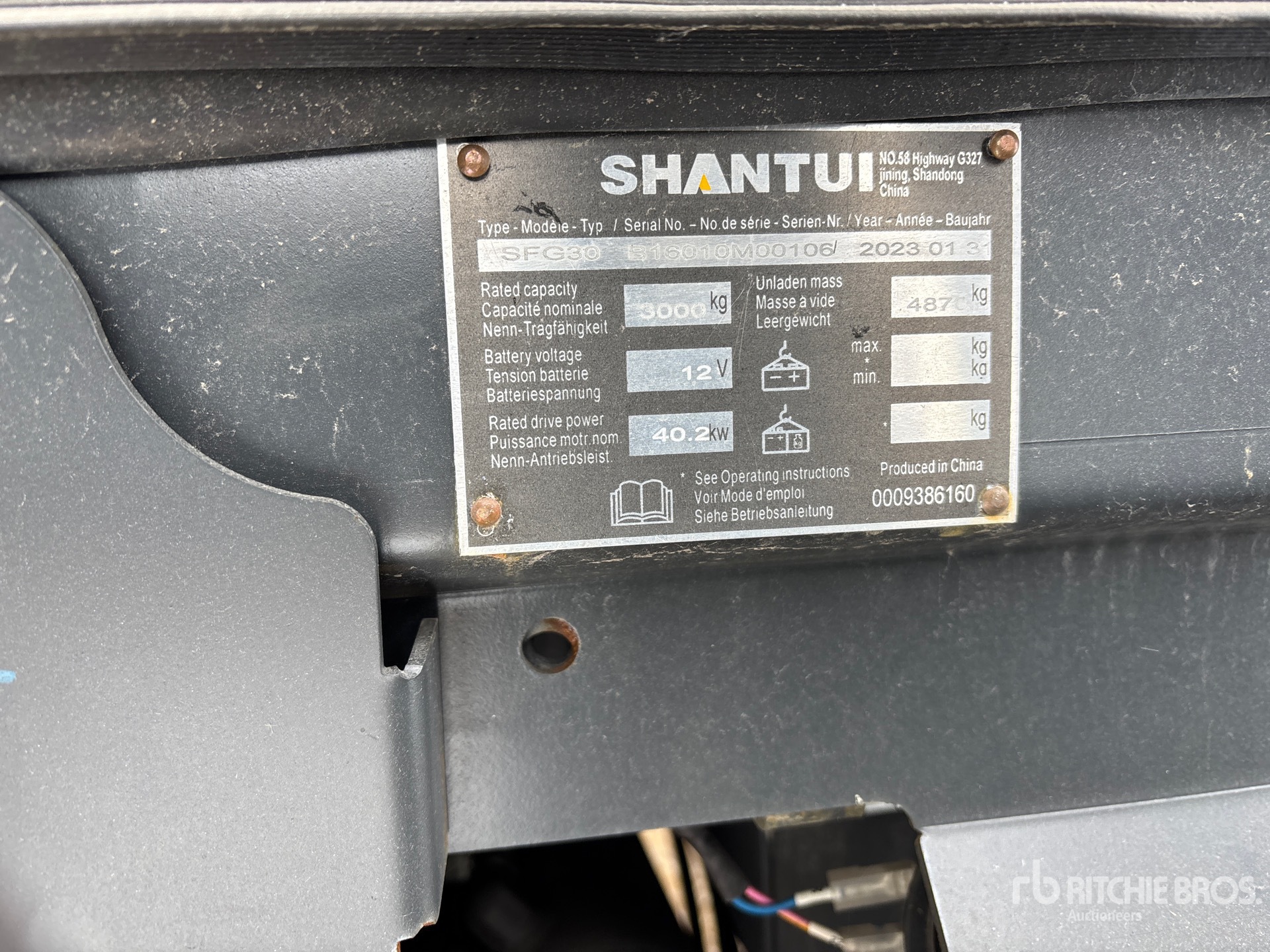 General Appearance with N.º de serie/VIN