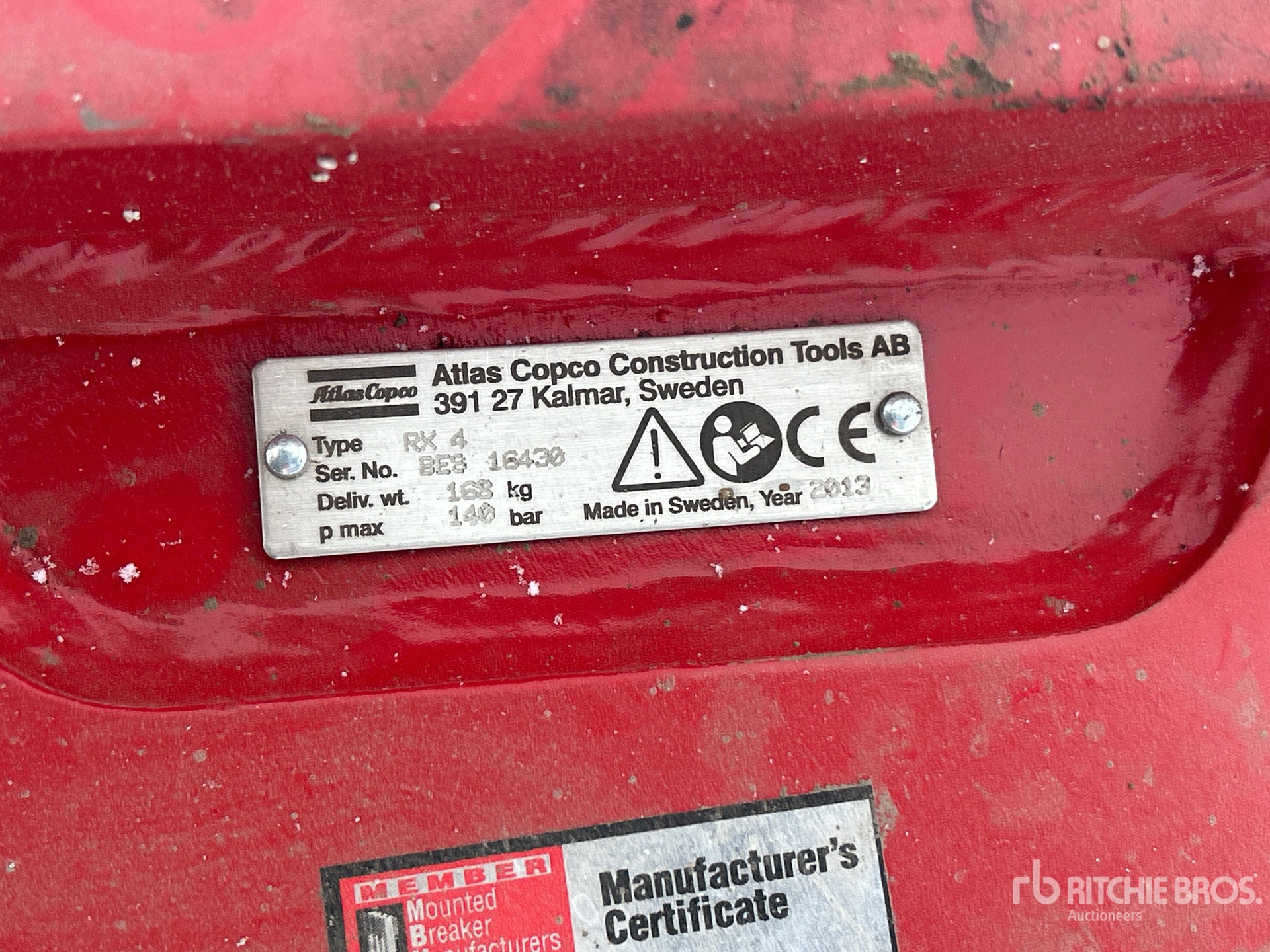 General Appearance with N.º de serie/VIN