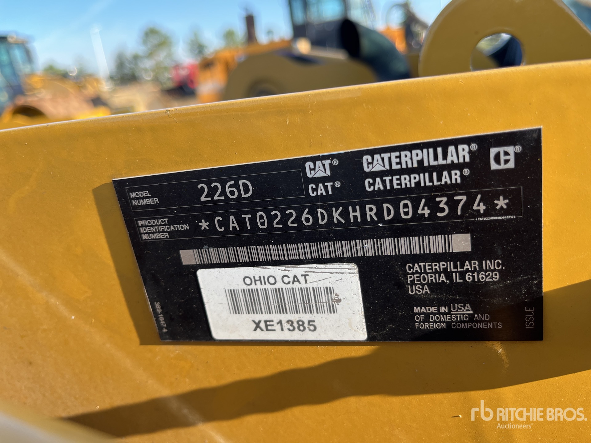 General Appearance with Numéro de série/Numéro d'identification du véhicule automobile