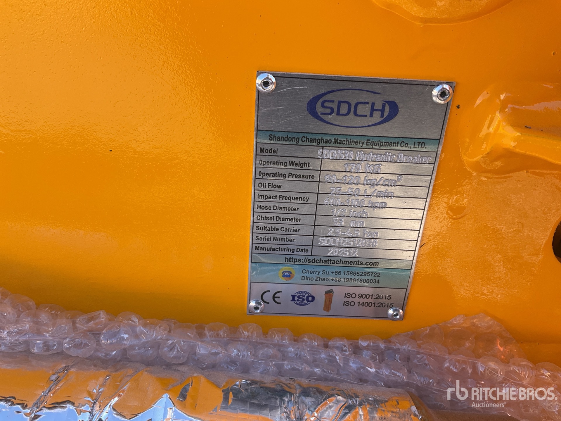 General Appearance with Seriennummer / FIN