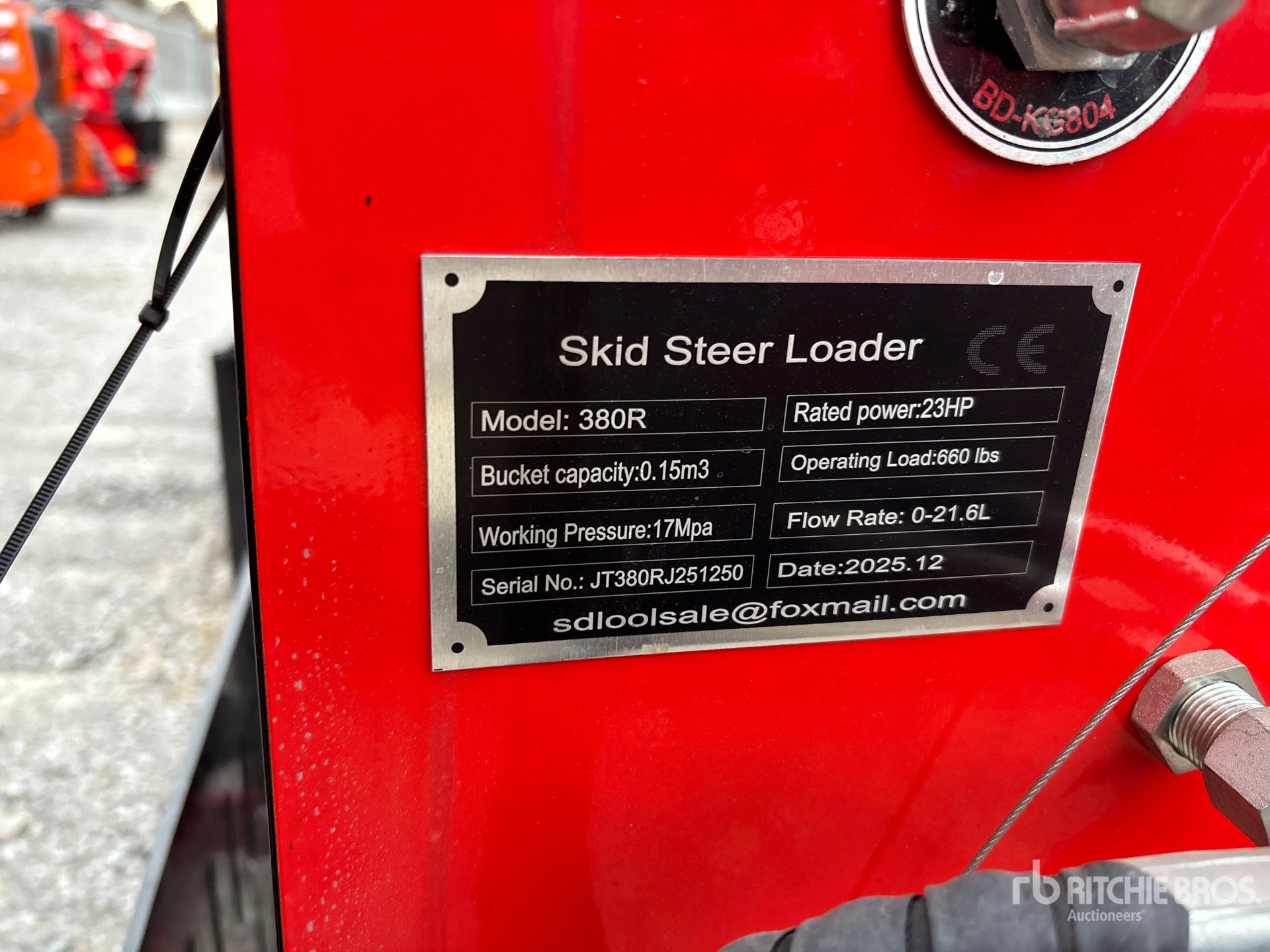 General Appearance with N.º de serie/VIN