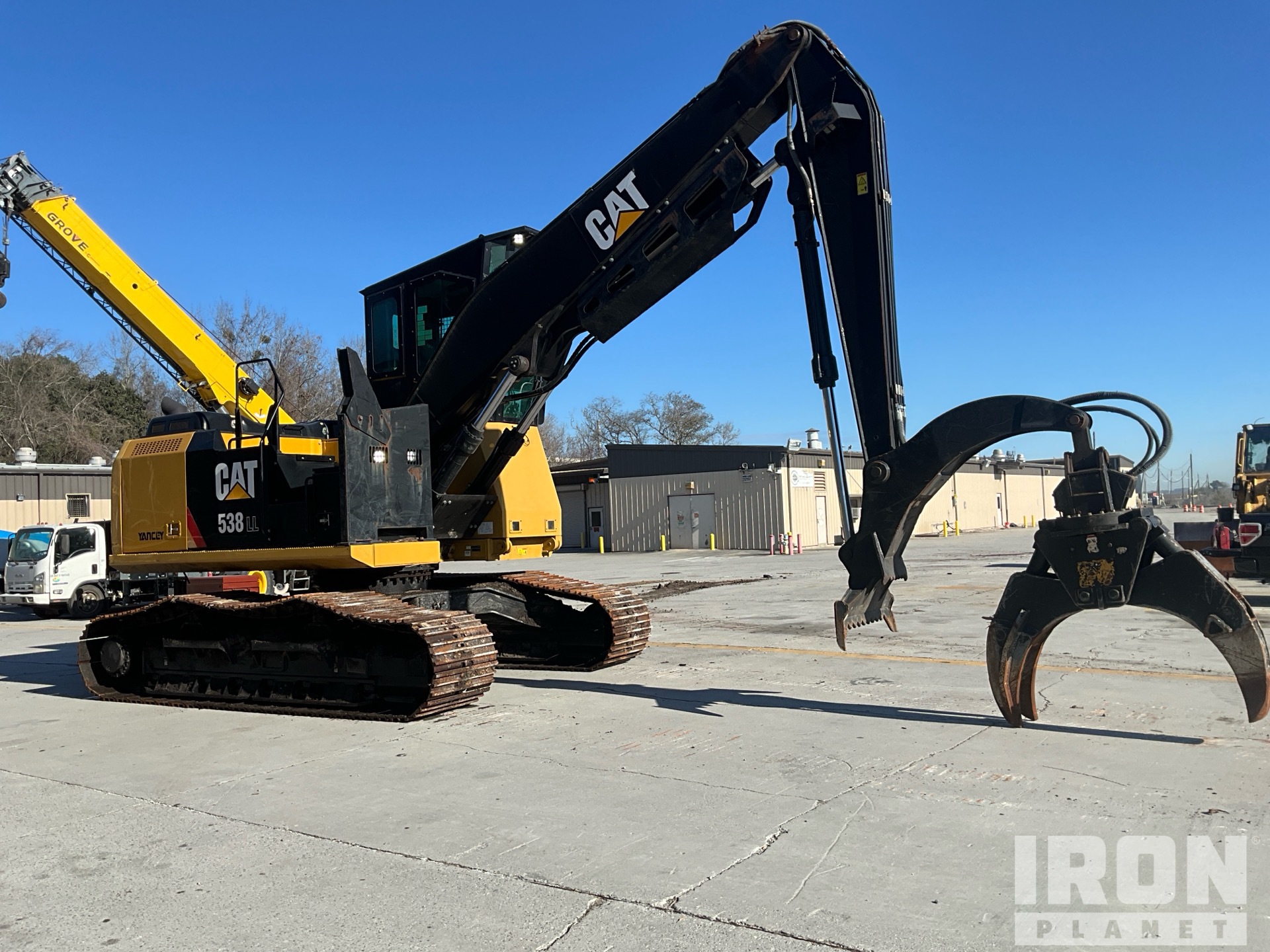 Apparence générale de l'excavatrice* with Image, coin avant droit