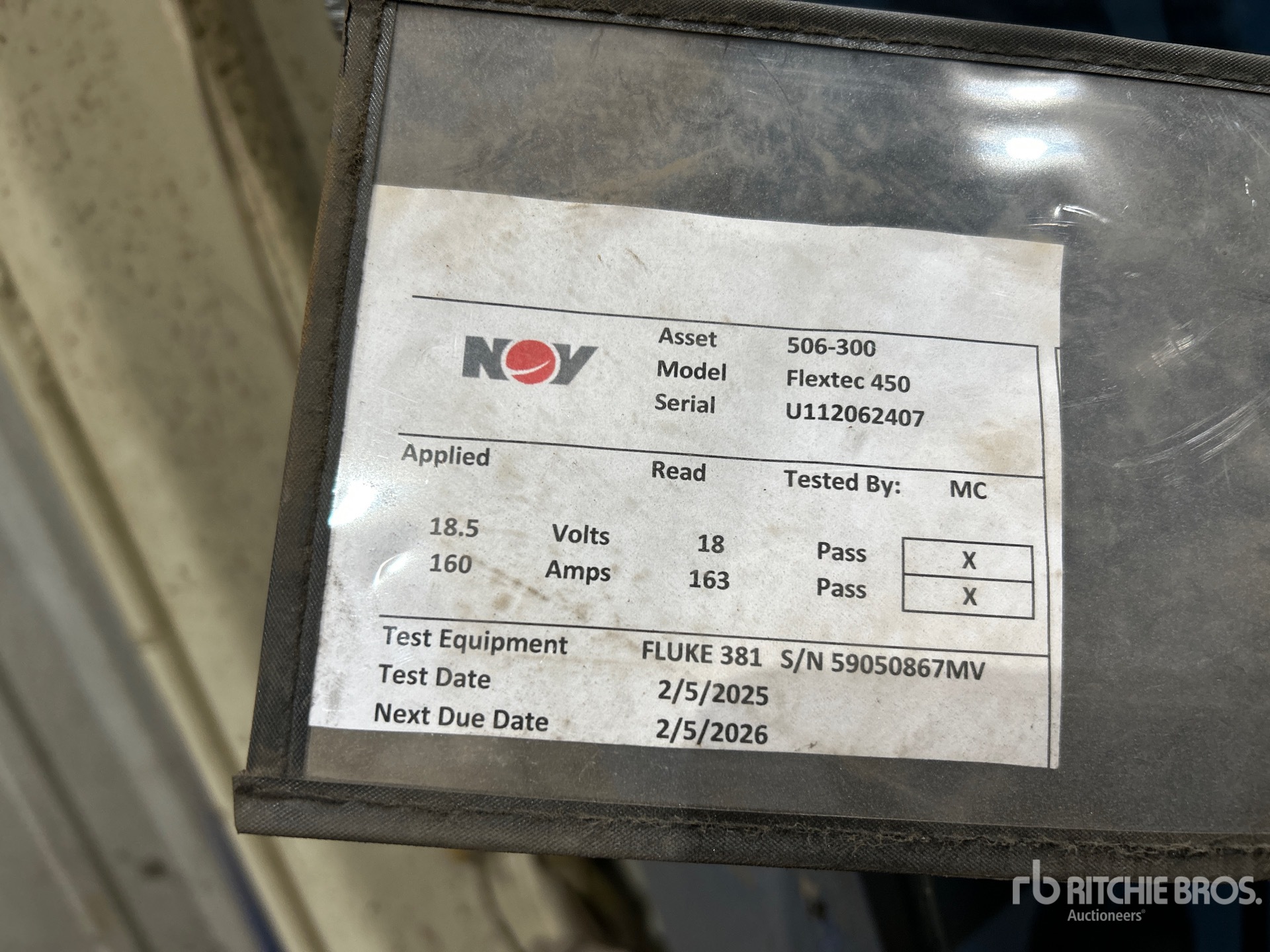 General Appearance with N.º de serie/VIN