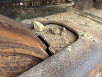 Undercarriage with Left Track Tensioner