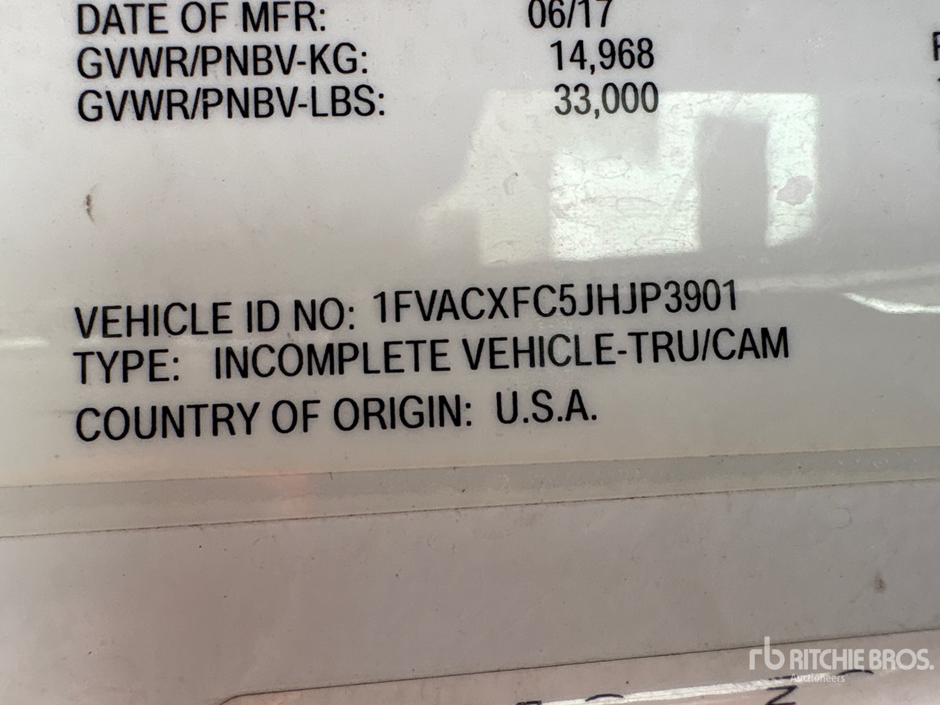 General Appearance with Numer seryjny/numer identyfikacyjny pojazdu