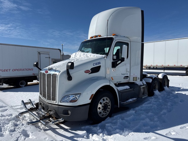 2019 Peterbilt M579 6x4 T/A Day Cab Truck Tractor 2019 Peterbilt M579 6x4 T/A Day Cab Truck Tractor