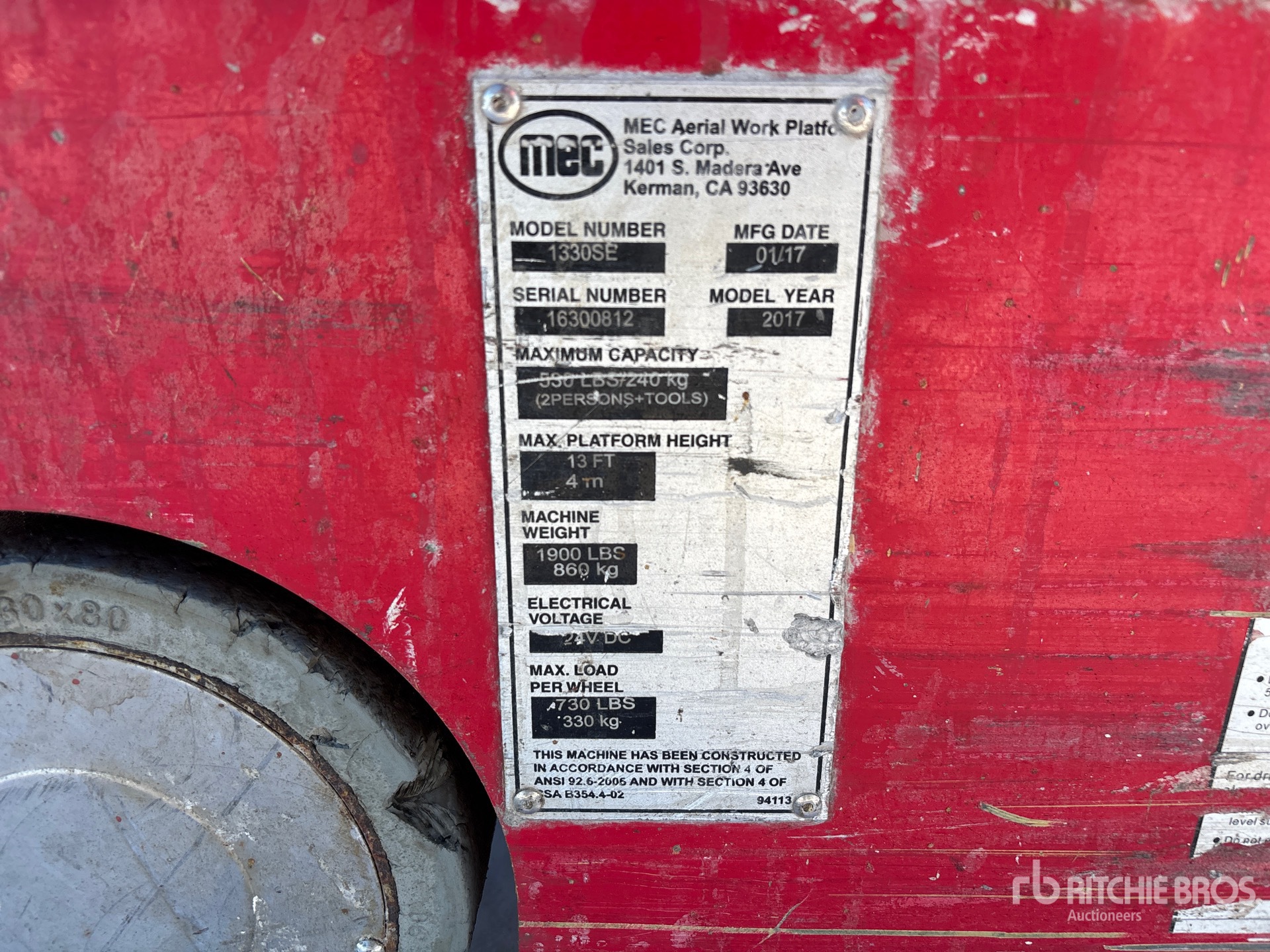 General Appearance with Seriennummer / FIN