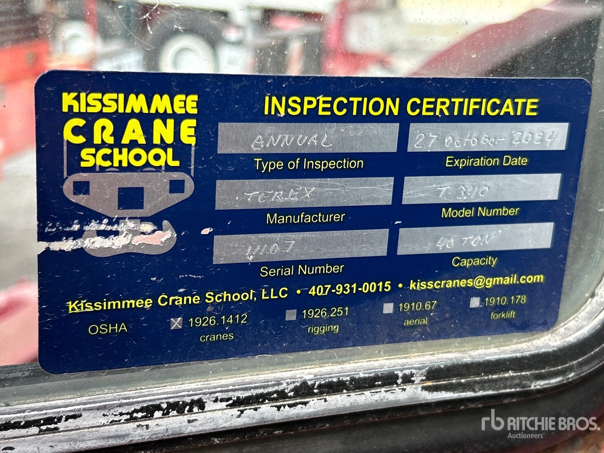 General Appearance with Safety Certification Label