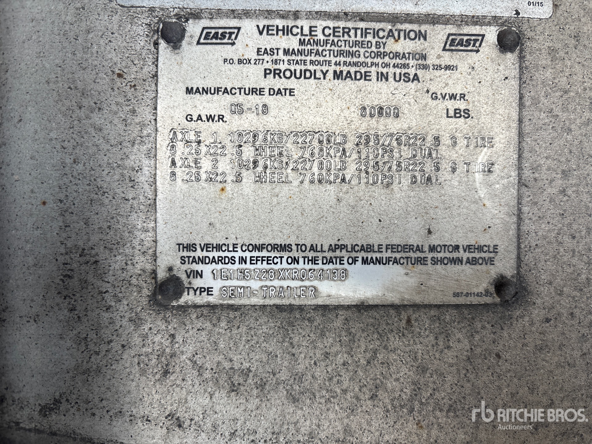 General Appearance with Seriennummer / FIN