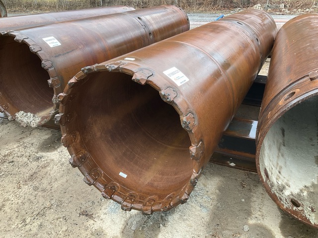 Quantity of (2) 880mm D-Wall VL Casing 2M - Fits Foundation Drill
