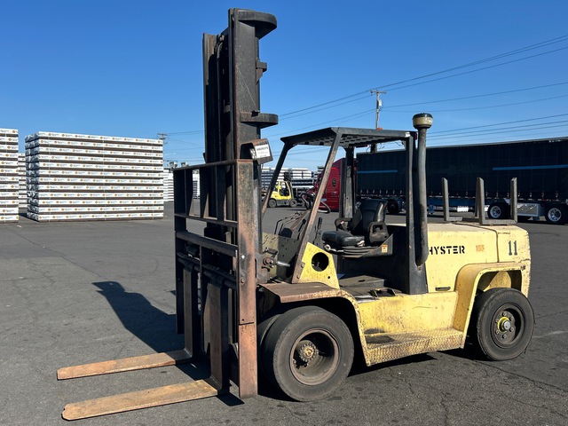 1999 Hyster H155XL 14750 lb Pneumatic Tire Forklift