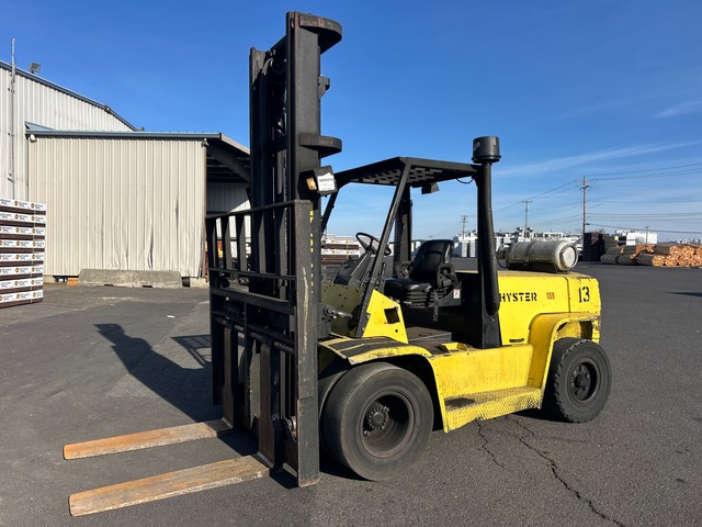 1999 Hyster H155XL 14100 lb Pneumatic Tire Forklift