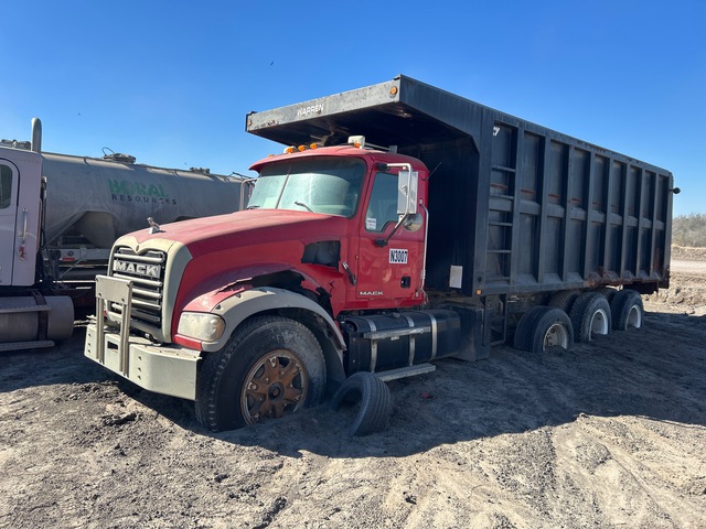 2012 Mack GU713 8x4 Tri/A Dump Truck (Inoperable)