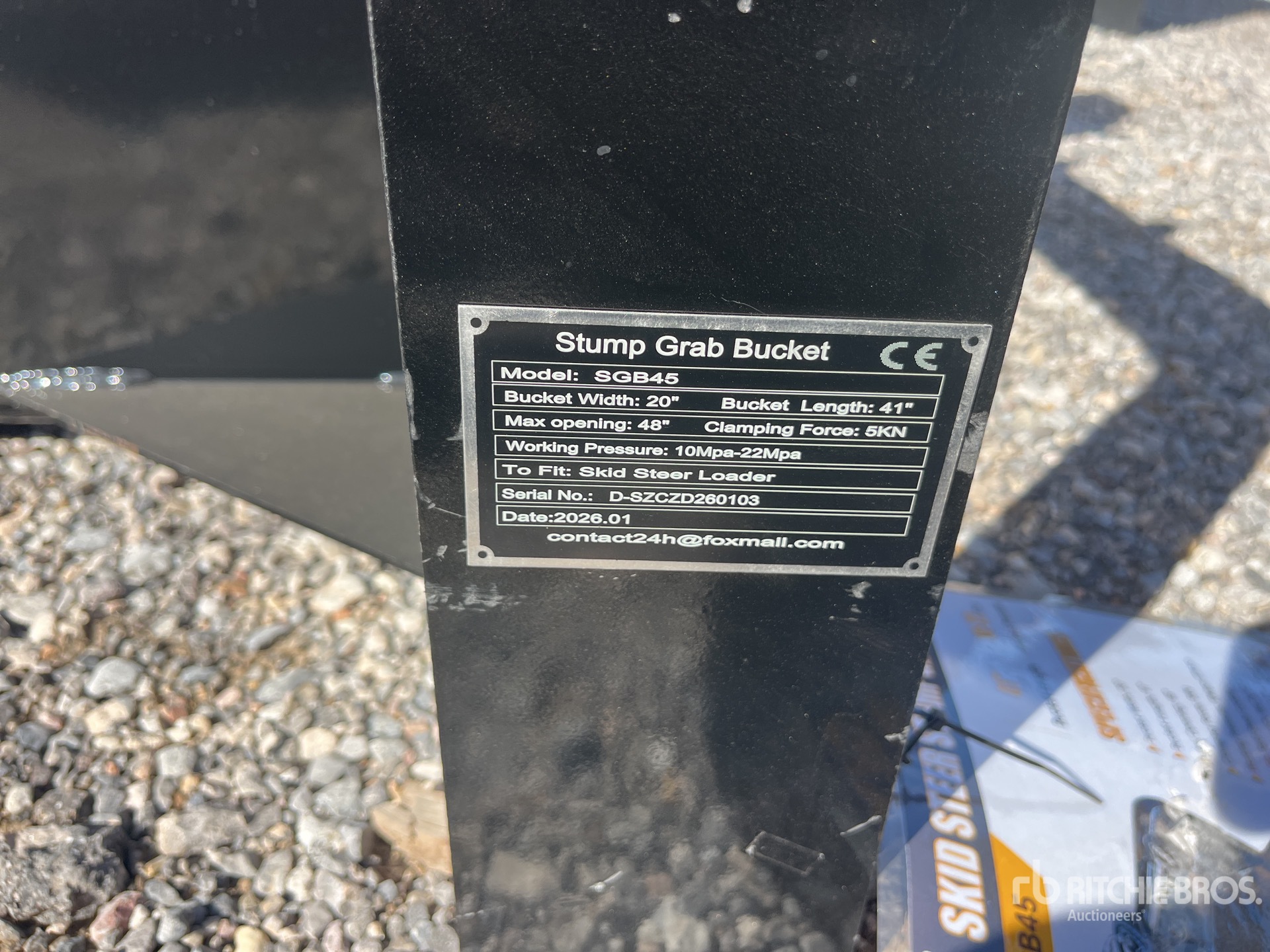 General Appearance with N.º de serie/VIN