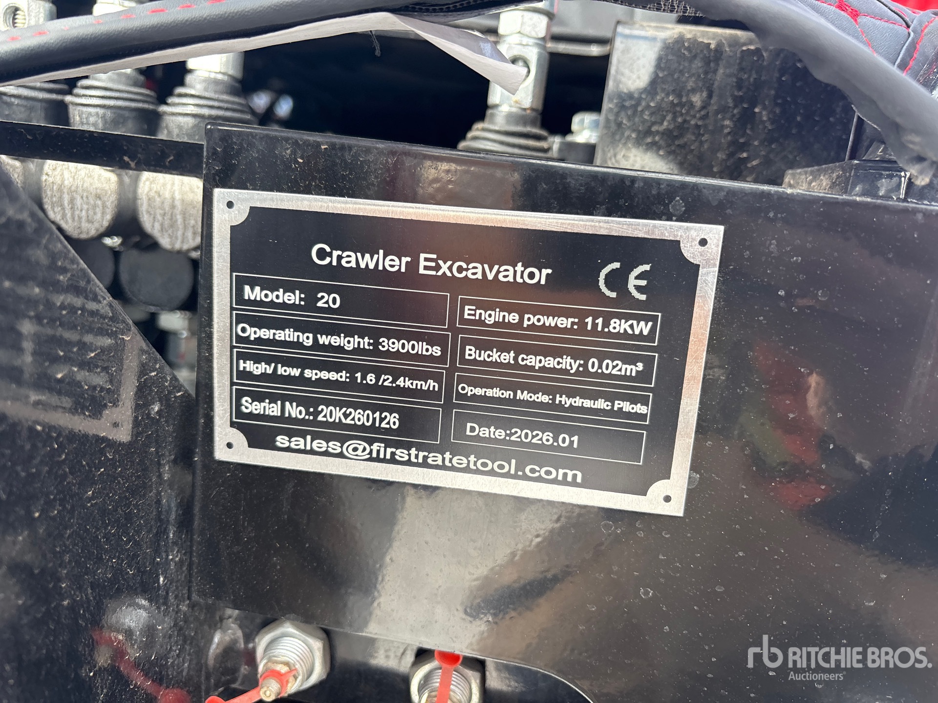 General Appearance with N.º de serie/VIN