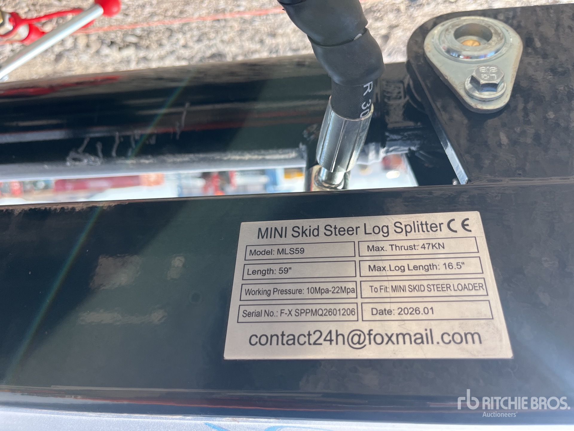 General Appearance with N.º de serie/VIN