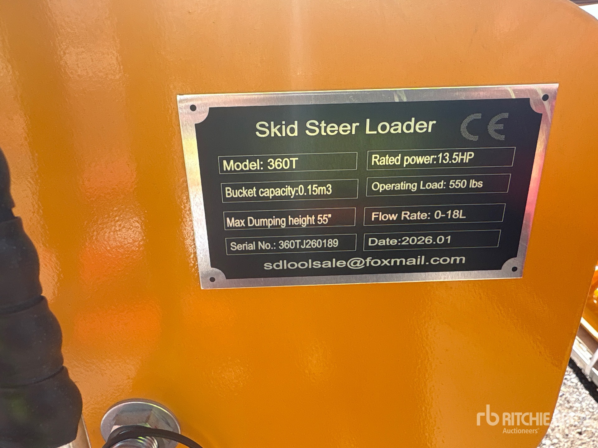 General Appearance with N.º de serie/VIN