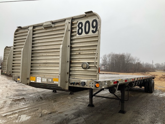 2009 Utility FS2CHA 45 ft T/A Flatbed Trailer 2009 Utility FS2CHA 45 ft T/A Flatbed Trailer