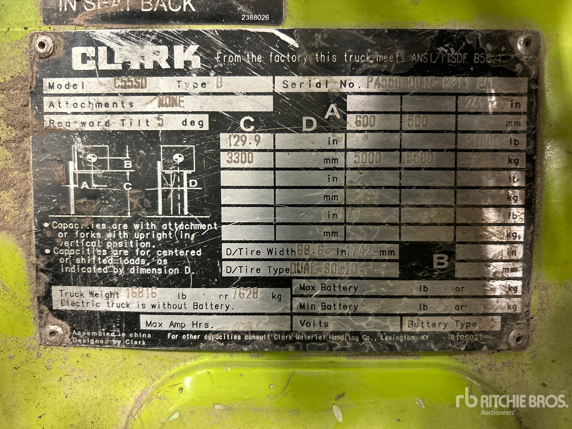 General Appearance with Numer seryjny/numer identyfikacyjny pojazdu