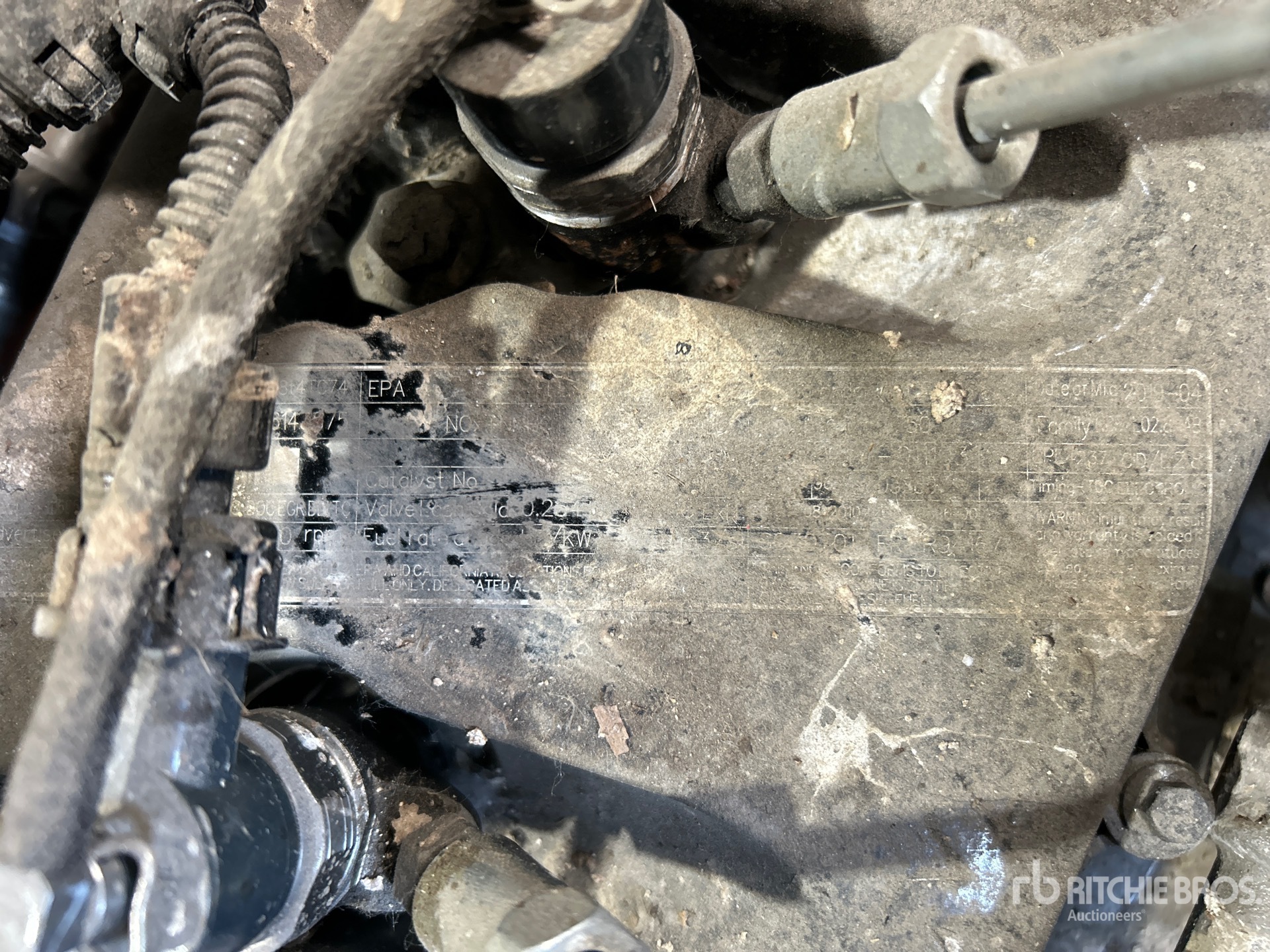 General Appearance with N.º de serie/VIN