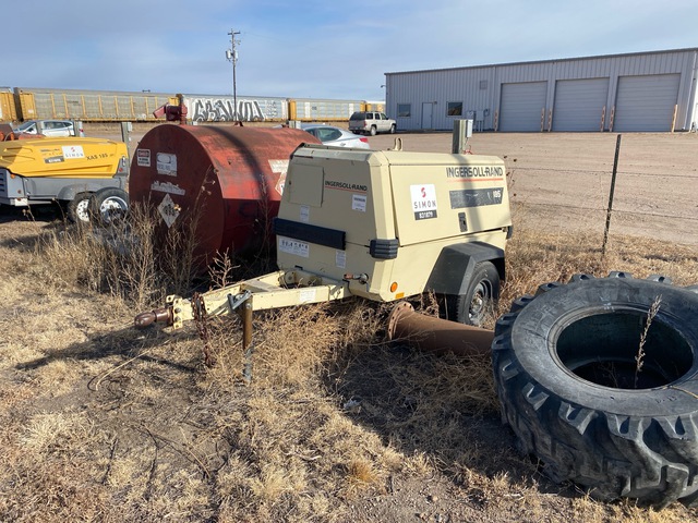 2001 Ingersoll-Rand P1853WJD Mobile Air Compressor (Inoperable)