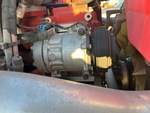 Engine with A/C Compressor
