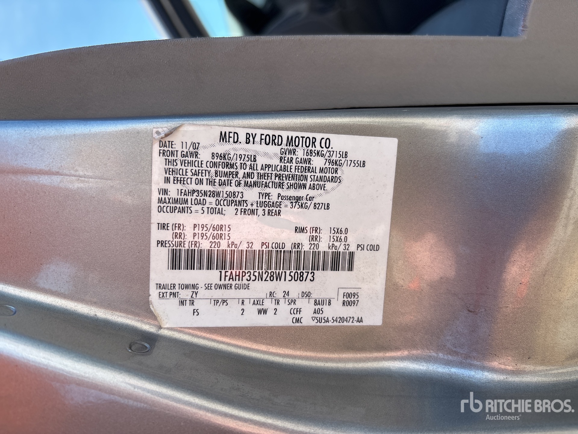 Aspect général with Numéro de série/Numéro d'identification du véhicule automobile