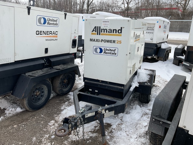 2018 (unverified) Allmand MP25 25 kVA Mobile Generator Set (Inoperable)