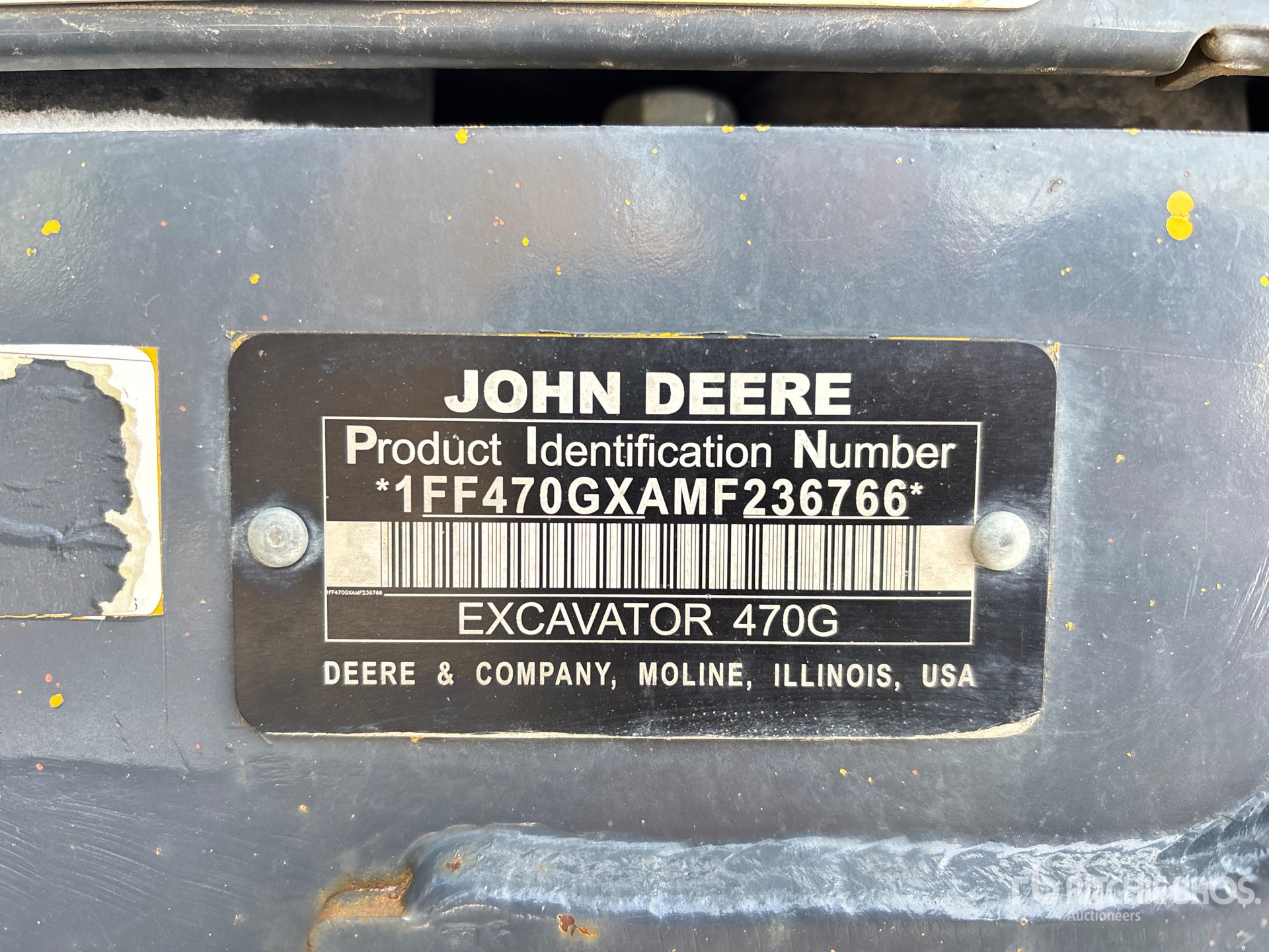 General Appearance with N.º de serie/VIN