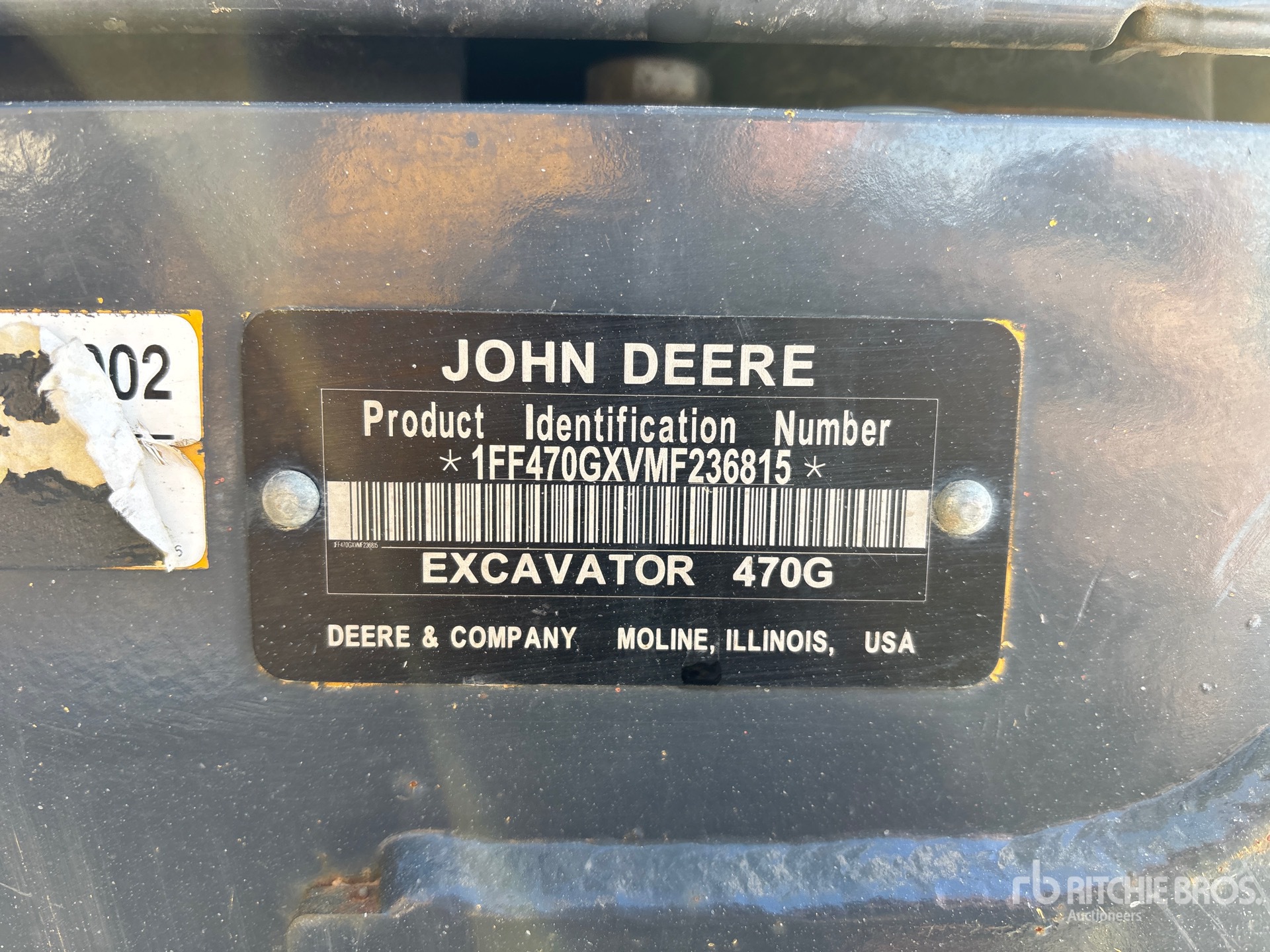 General Appearance with N.º de serie/VIN