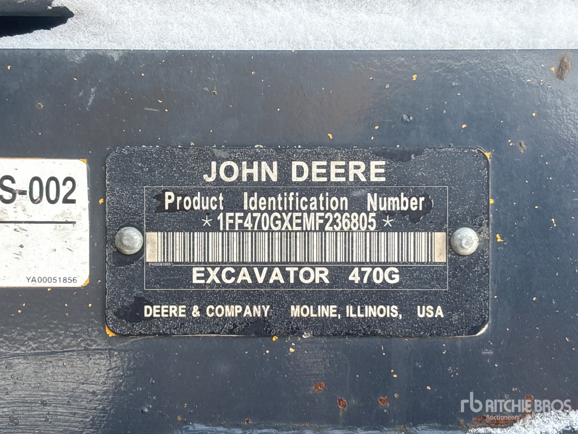 General Appearance with N.º de serie/VIN