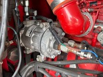 Engine with A/C Compressor