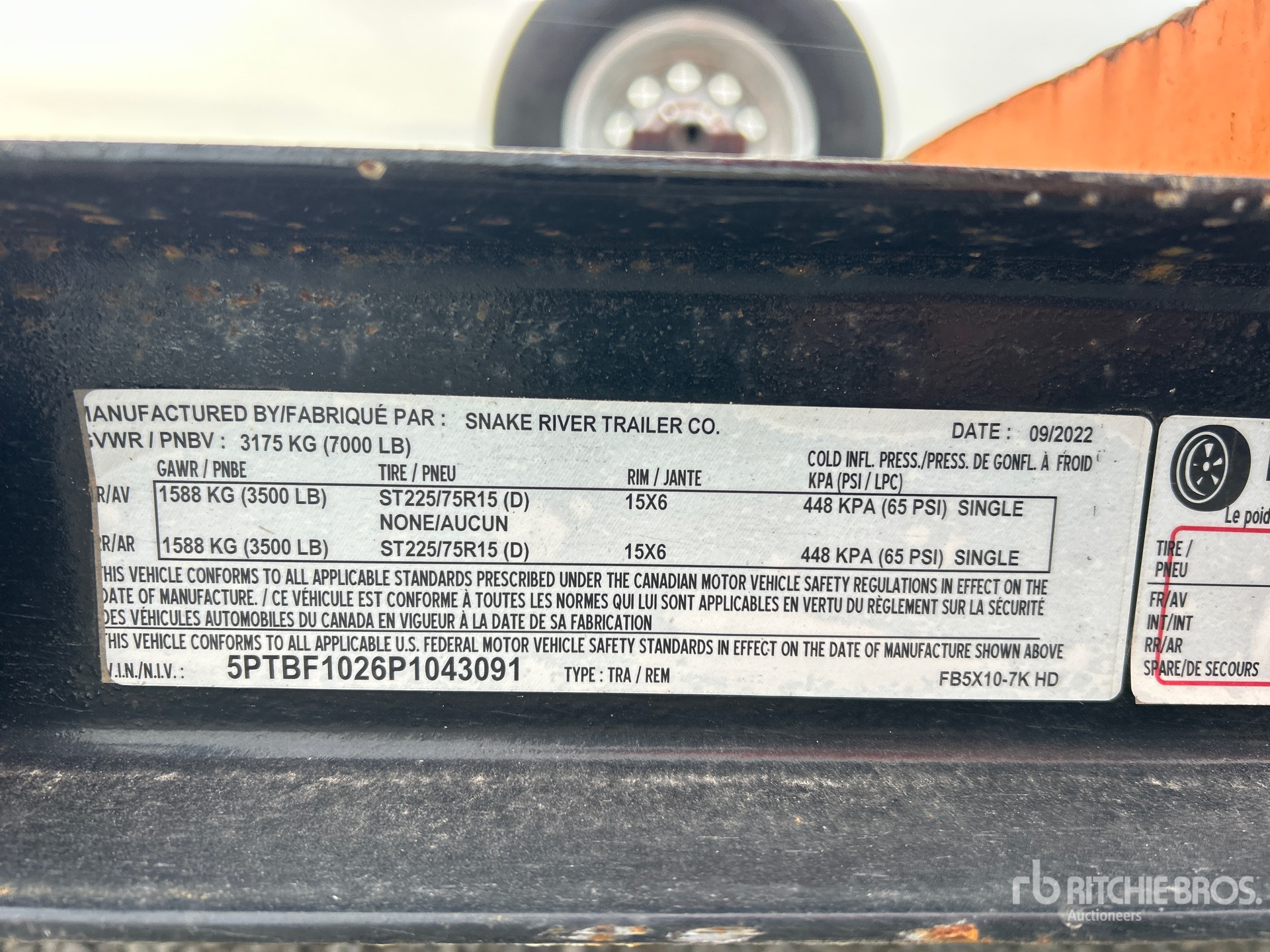 General Appearance with Numer seryjny/numer identyfikacyjny pojazdu