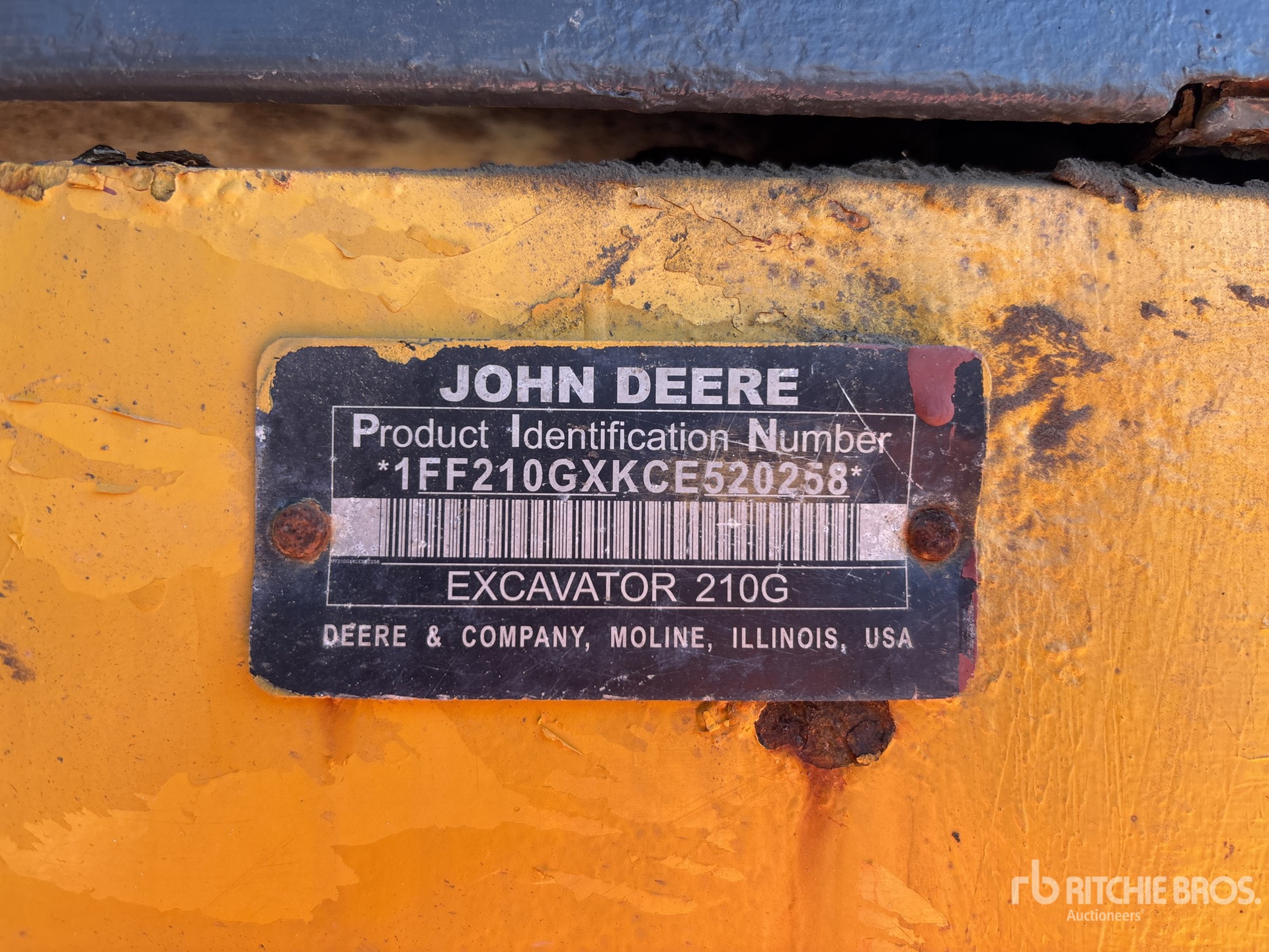 General Appearance with N.º de serie/VIN