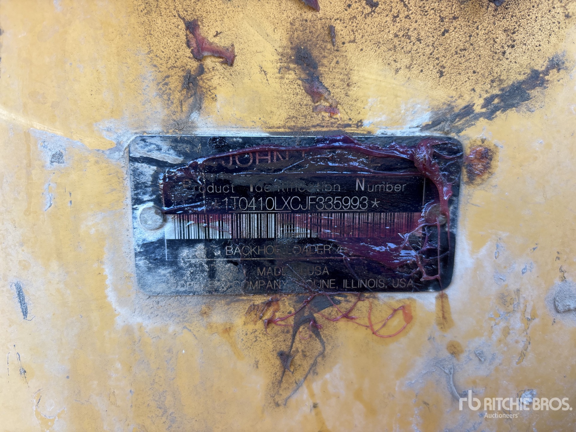 General Appearance with N.º de serie/VIN